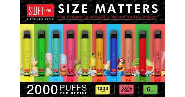 SWFT Pro 6ML 2000 Puffs 1000mAh Disposable Device Black Lava Vape SWFT Pro 6ML 2000 Puffs 1000mAh Disposable Device Black Lava Vape