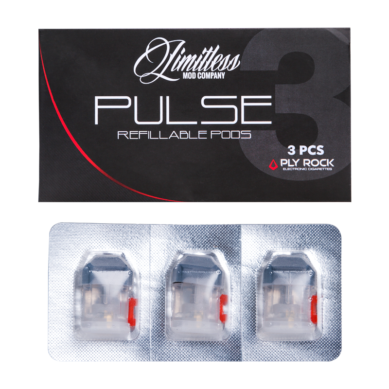 Limitless LMC Pulse Ply Rock Refillable Pods Black Lava Vape