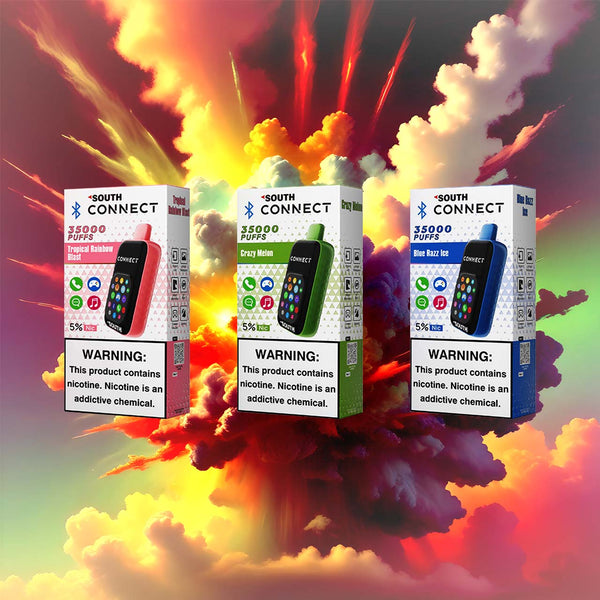 South Connect 35K Puff Bluetooth Rechargeable Disposables