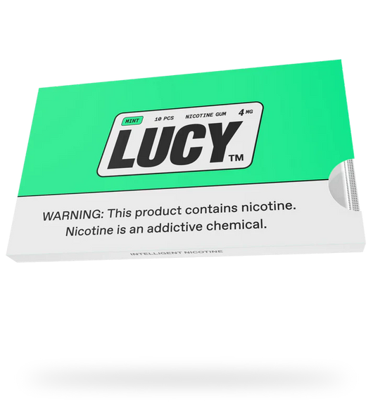 Lucy Nicotine Gum Black Lava Vape