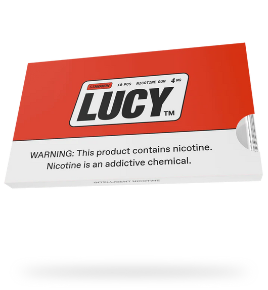 Lucy Nicotine Gum Black Lava Vape