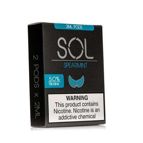 Sol Vapor Pre-Filled 2ml Cartridges (2 Pack) Black Lava Vape