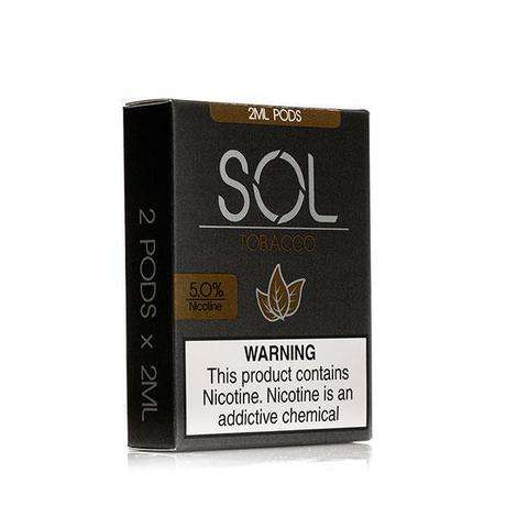 Sol Vapor Pre-Filled 2ml Cartridges (2 Pack) Black Lava Vape