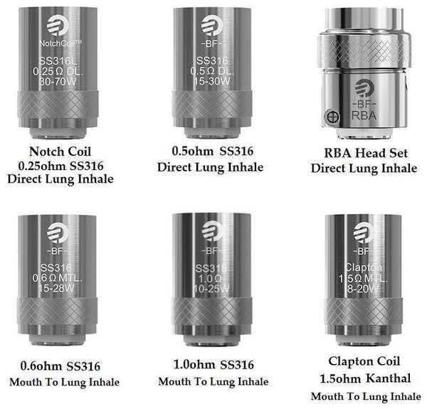 JoyeTech Cubis Coils Black Lava Vape