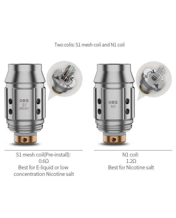 OBS Cube Mini Coils Black Lava Vape