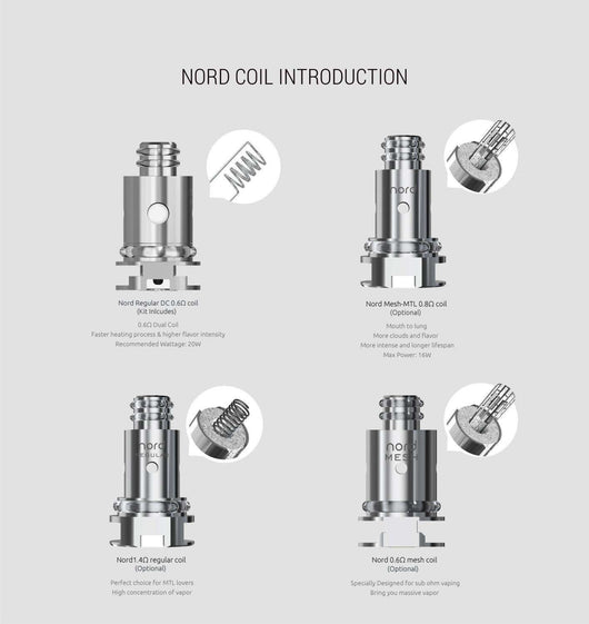 SMOK Nord Replacement Coils Black Lava Vape