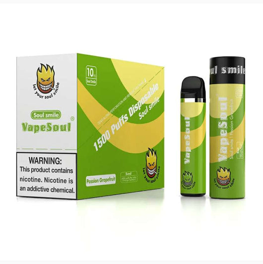 VapeSoul 5ML 1500 Puffs 600mAh Rechargeable Prefilled Nicotine Salt Disposable Vape Black Lava Vape VapeSoul 5ML 1500 Puffs 600mAh Rechargeable Prefilled Nicotine Salt Disposable Vape Black Lava Vape
