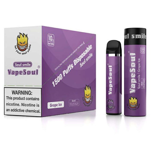 VapeSoul 5ML 1500 Puffs 600mAh Rechargeable Prefilled Nicotine Salt Disposable Vape Black Lava Vape VapeSoul 5ML 1500 Puffs 600mAh Rechargeable Prefilled Nicotine Salt Disposable Vape Black Lava Vape
