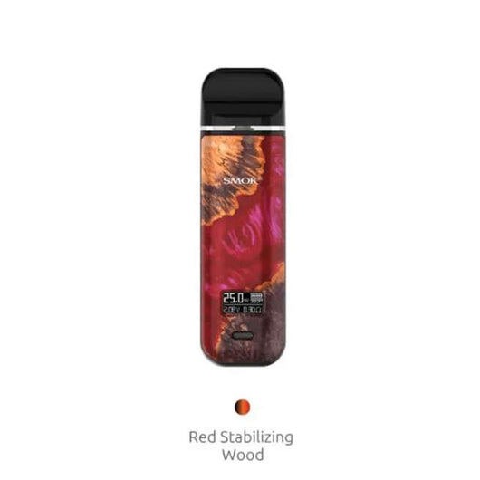 SMOK Novo X 800mAh Pod System Starter Kit With 2 x 2ML Refillable Pod Black Lava Vape