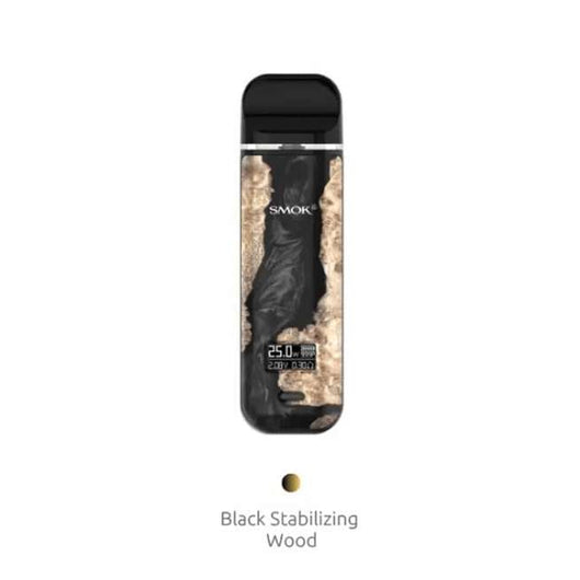 SMOK Novo X 800mAh Pod System Starter Kit With 2 x 2ML Refillable Pod Black Lava Vape