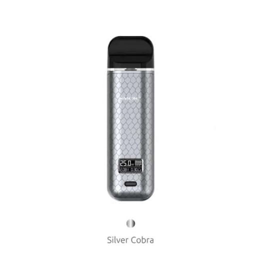 SMOK Novo X 800mAh Pod System Starter Kit With 2 x 2ML Refillable Pod Black Lava Vape
