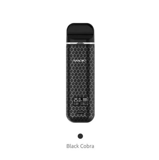 SMOK Novo X 800mAh Pod System Starter Kit With 2 x 2ML Refillable Pod Black Lava Vape
