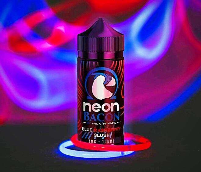 Neon Bacon By Wick-N-Vape E Liquid 100ML Black Lava Vape Neon Bacon By Wick-N-Vape E Liquid 100ML Black Lava Vape