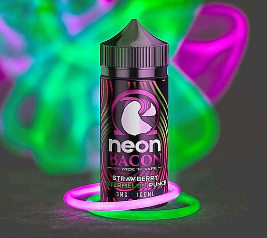 Neon Bacon By Wick-N-Vape E Liquid 100ML Black Lava Vape