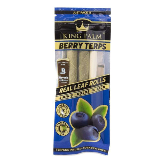 King Palm Flavored Mini Size Hand Rolled Leaf Black Lava Vape