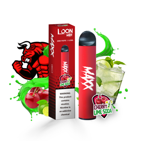 Loon Maxx 6.5ML 2000 Puffs Disposable Device Black Lava Vape