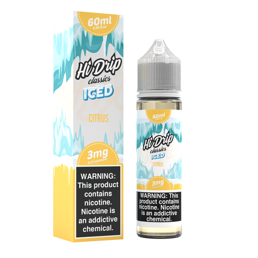 Hi-Drip Classics Iced E-Liquids 60ml Black Lava Vape