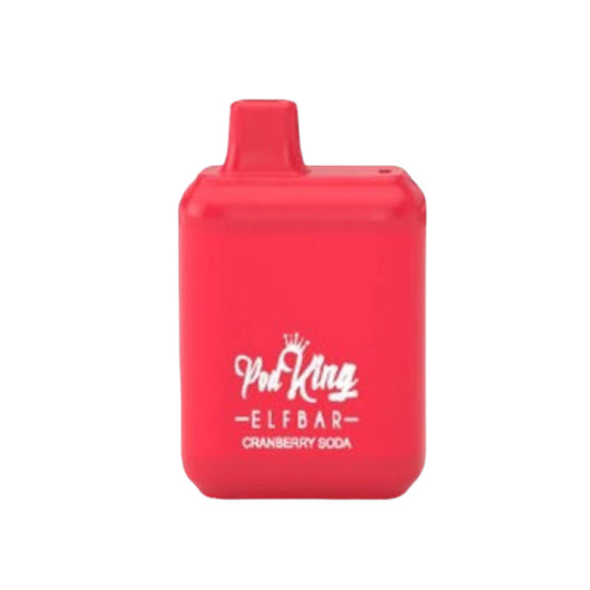 Elf Bar x Pod King XC5000 Puff Disposables 13.5mL Black Lava Vape