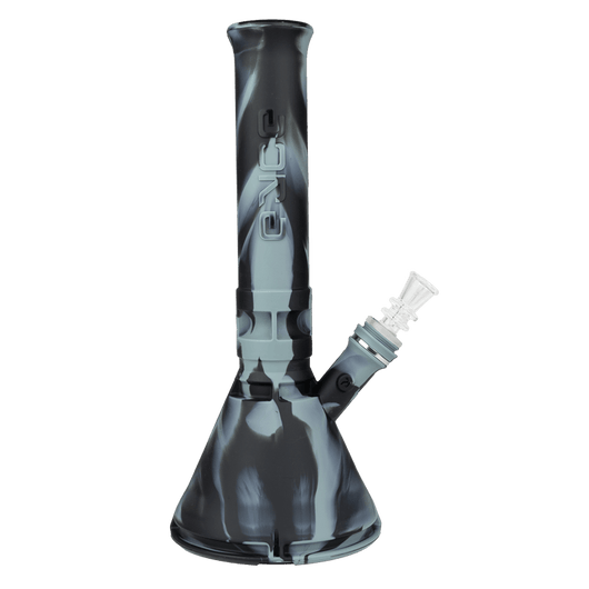 Eyce Platinum Cured Silicone Beaker Water Pipe Black Lava Vape