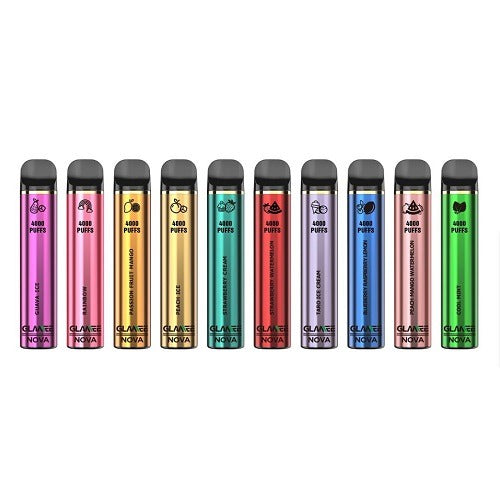 Glamee Nova 16ML 4000 Puffs 2200mAh Disposable Device Black Lava Vape