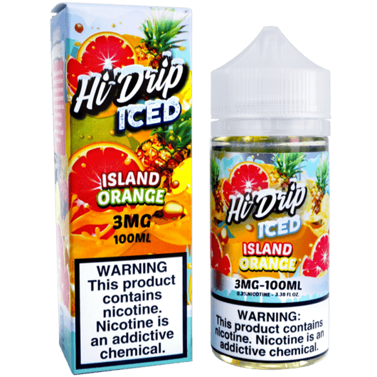 Hi-Drip Iced E-Liquid 100ML Black Lava Vape