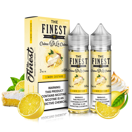 The Finest Creme De La Creme E-Liquid 120ML (2 x 60ML) Black Lava Vape