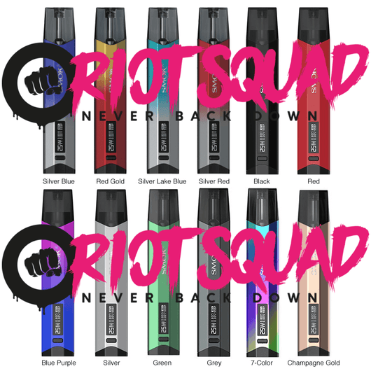 lava vape pods SMOK x Riot Squad Nfix 700mAh Pod Kit With 2 x 3ML Pods + 30ML E-
