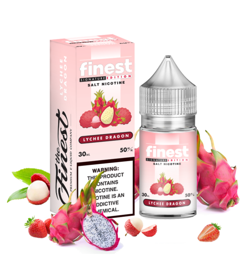 The Finest Saltnic Series Signature Edition Salt 30ML Black Lava Vape
