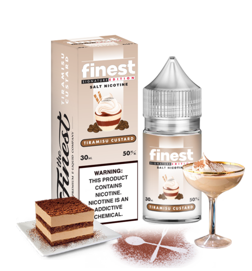 The Finest Saltnic Series Signature Edition Salt 30ML Black Lava Vape