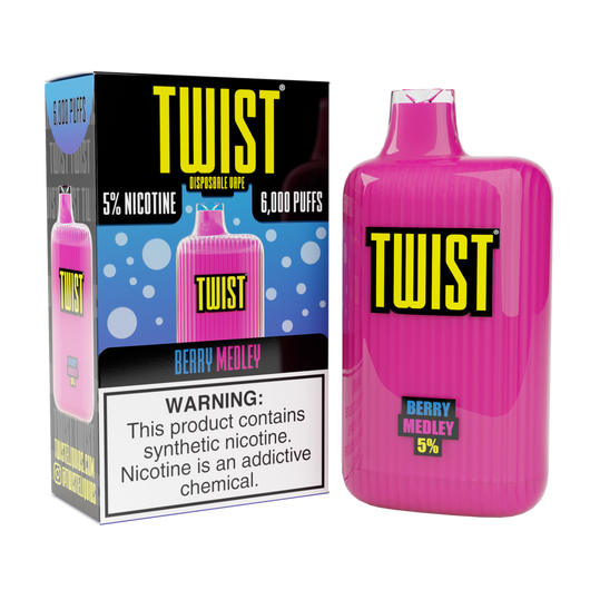 TWIST 6000 Puff Rechargeable Disposables Black Lava Vape