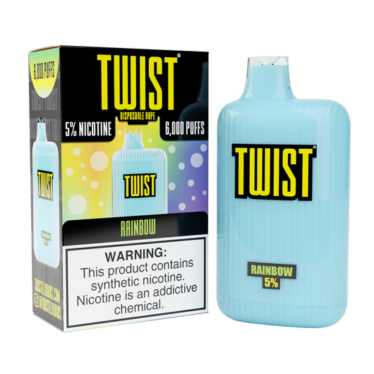 TWIST 6000 Puff Rechargeable Disposables Black Lava Vape