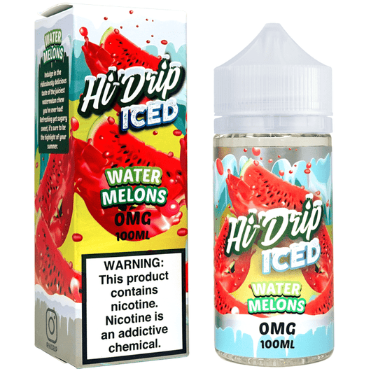Hi-Drip Iced E-Liquid 100ML Black Lava Vape