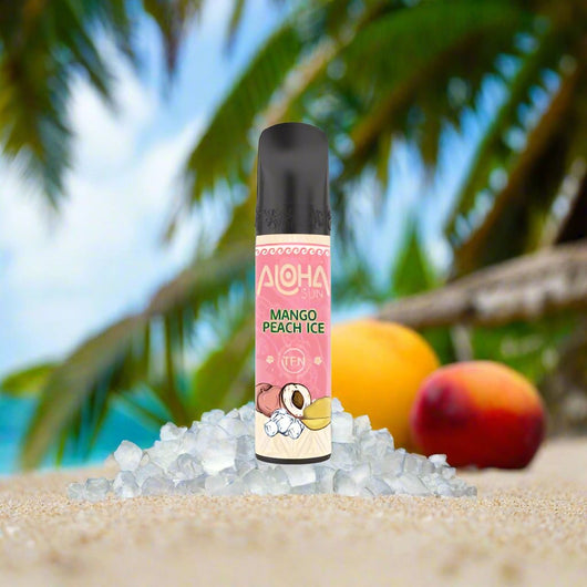 Aloha Sun 8ML 3000 Puffs Prefilled Synthetic Nicotine Salt Disposable Device Black Lava Vape