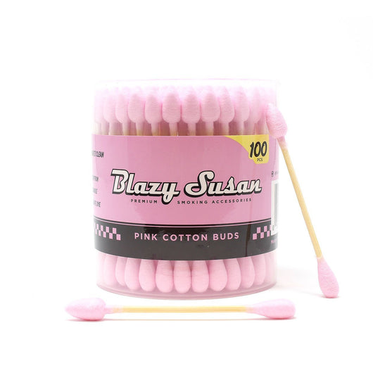 Blazy Susan Pink Cotton Buds Black Lava Vape