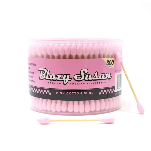 Blazy Susan Pink Cotton Buds Black Lava Vape