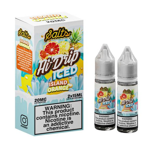 Hi-Drip Iced Salts Nicotine Salt 30ML (2x15ml) Black Lava Vape