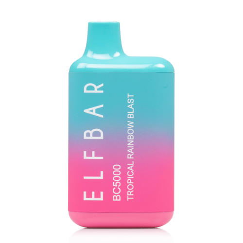 Elf Bar ZERO NICOTINE BC5000 Puff Rechargeable Disposables Black Lava Vape