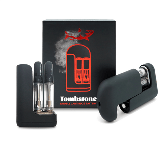Hamilton Devices Tombstone 650mAh Double Cartridge Vaporizer Battery Mod Black Lava Vape