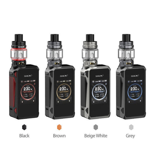 SMOK G-PRIV 4 Touch Screen 230W Dual 18650 Kit 6.5ML TFV18 Mini Tank Black Lava Vape