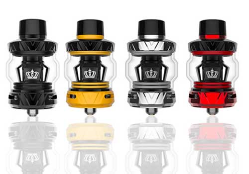 Uwell Crown V (5) -  5ML 29mm Sub-Ohm Tank Black Lava Vape