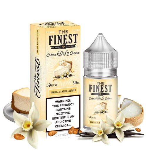 The Finest Crème De La Crème (Custard) Nicotine Salt 30ml Black Lava Vape