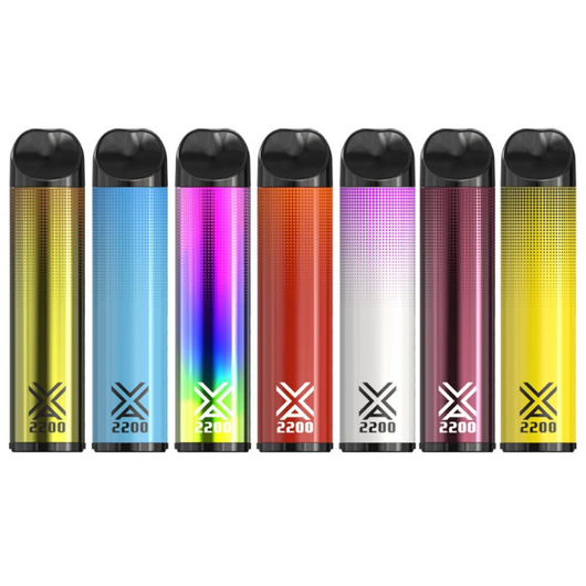 Vaporlax Sirius 10ML 2200 Puffs 1500mAh Adjustable Airflow Disposable Black Lava Vape