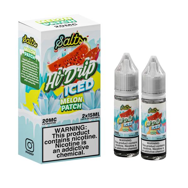 Hi-Drip Iced Salts Nicotine Salt 30ML (2x15ml) Black Lava Vape